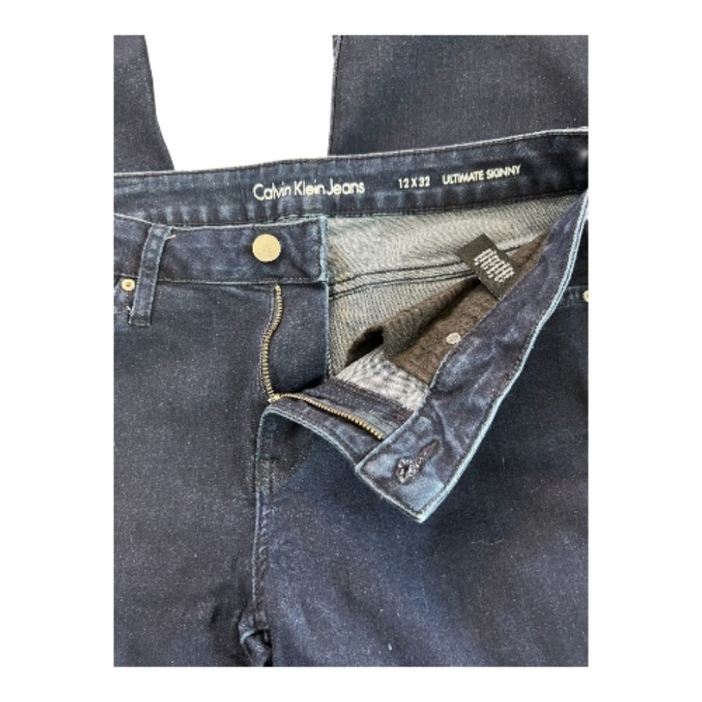 EUC Calvin Klein Ultimate Skinny blue jeans | size 12 - Picture 4 of 10